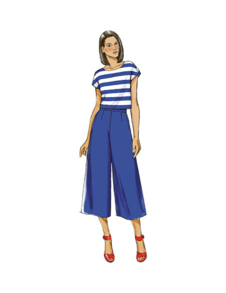 Culotte Skirt Pattern - Butterick 6178