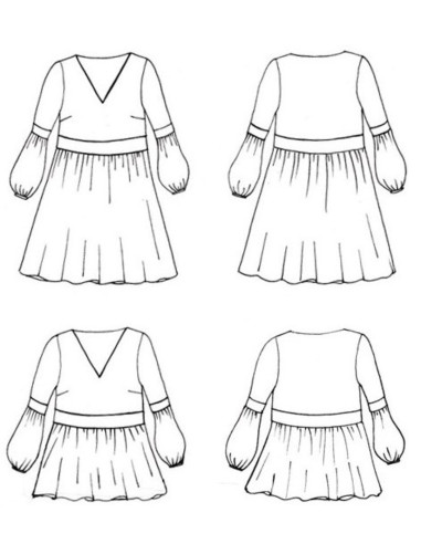 Phoebe Dress Pattern - Anna Rose Patterns