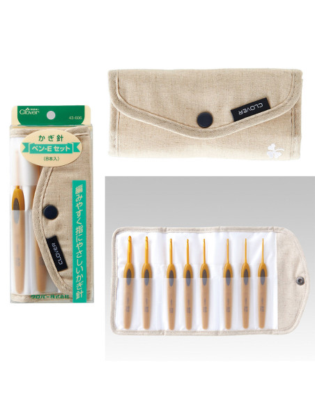 Clover Soft Touch crochet hook set