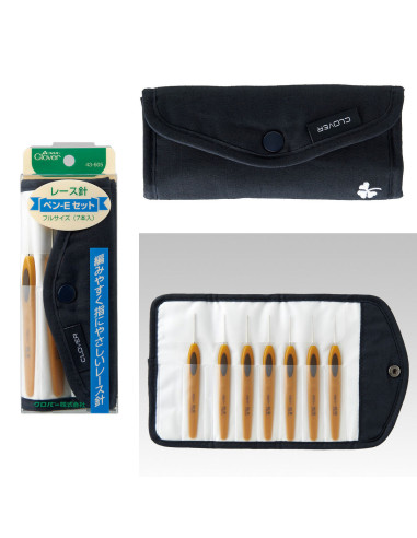 Clover Soft Touch Lace Crochet Hook Set