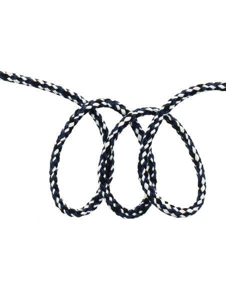 Fancy sweatshirt cord - White, blue, and black