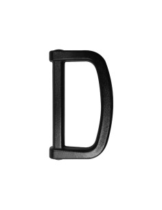 25 mm Plastic D-Ring - Black