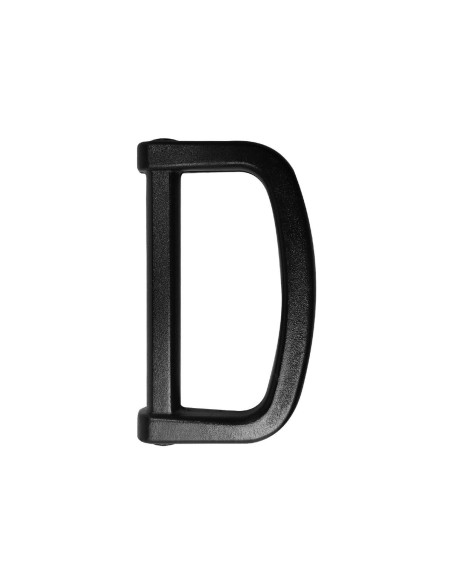 25 mm Plastic D-Ring - Black