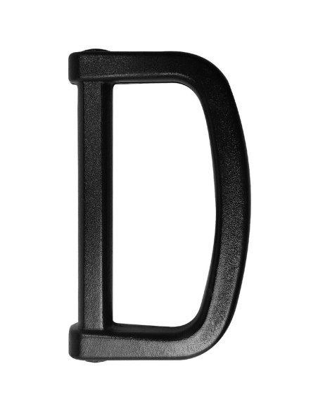 40 mm Plastic D-Ring - Black