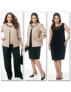 Jacket, dress, skirt, pants pattern - Butterick 5719