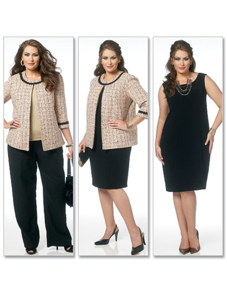 Jacket, dress, skirt, pants pattern - Butterick 5719