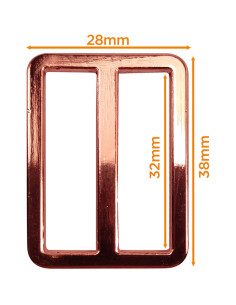 Premium metal loop - Rose gold 32 mm 2