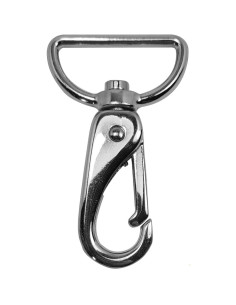 Premium metal carabiner - Silver 65 x 32 mm
