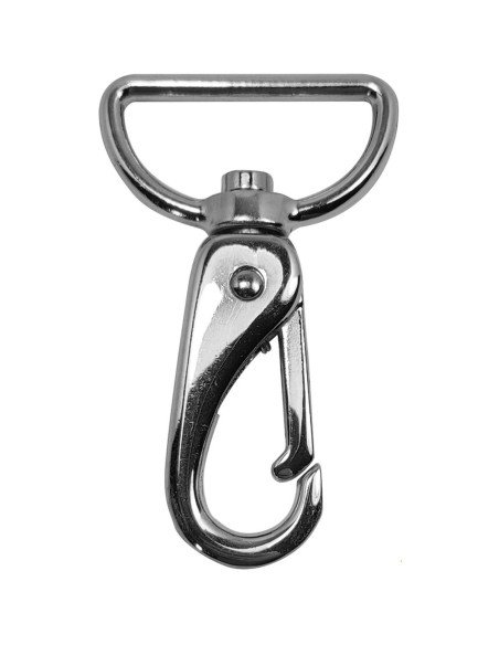 Premium metal carabiner - Silver 65 x 32 mm