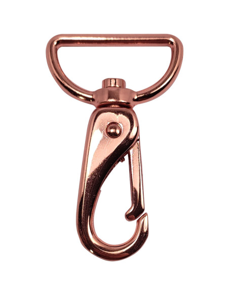 Premium metal carabiner - Rose gold 65 x 32 mm