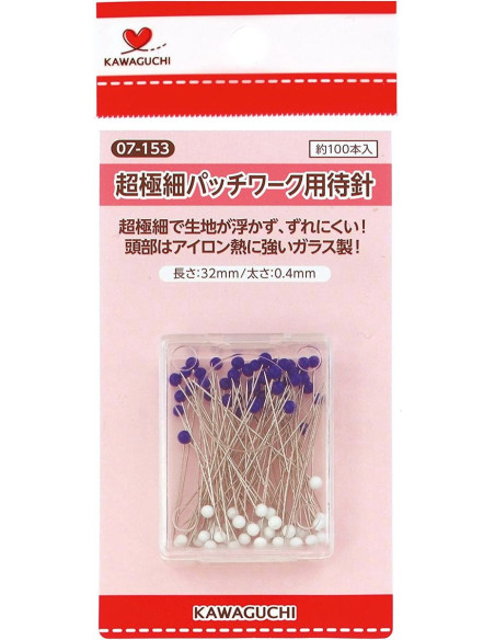 Box of 100 ultra-fine Kawaguchi pins