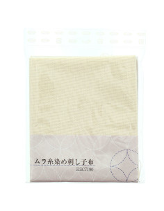 Sashiko fabric coupon 50 cm x 55 cm - Ecru 2