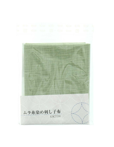 Sashiko fabric coupon 50 cm x 55 cm - Almond