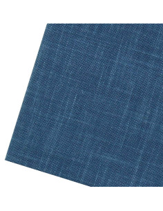 Sashiko fabric piece 50 cm x 55 cm - Royal blue