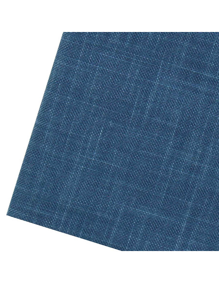 Sashiko fabric piece 50 cm x 55 cm - Royal blue