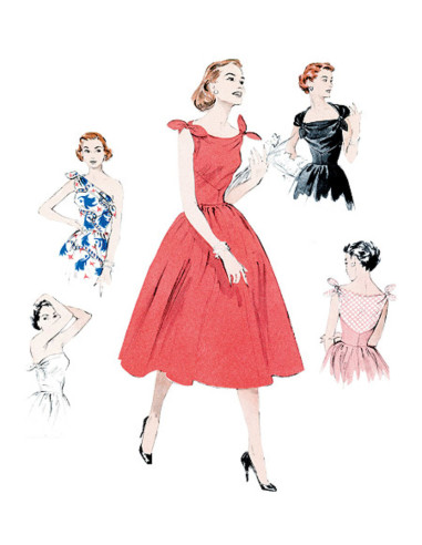 1953 Dress Pattern - Butterick 5708