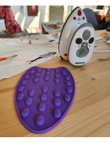 Rascol Mini Silicone Iron Rest - Purple