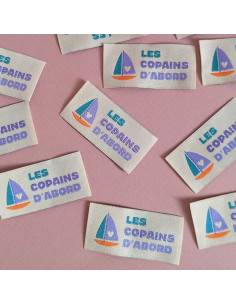 Set of 6 woven labels - Friends First