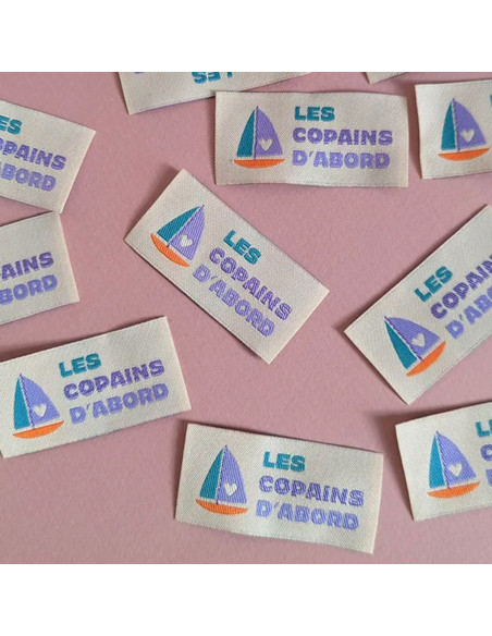 Set of 6 woven labels - Friends First