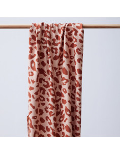 Viscose twill fabric - Urban Leo Rose