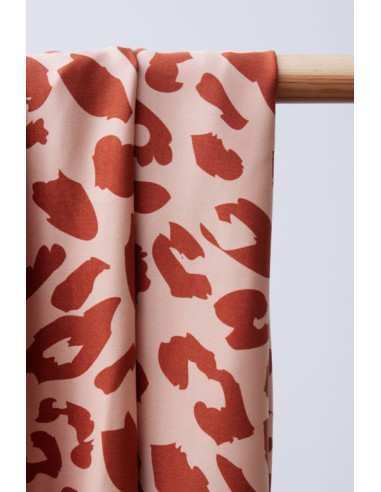 Viscose twill fabric - Urban Leo Rose