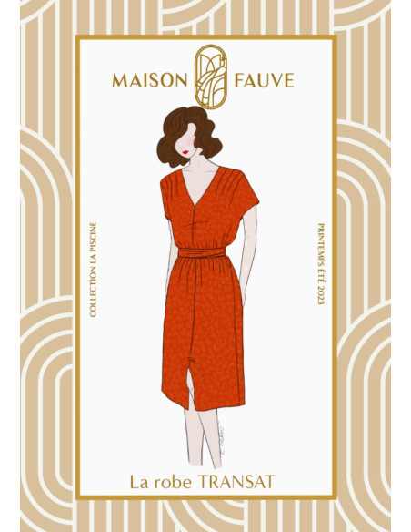 Transat Dress Pattern - Maison Fauve