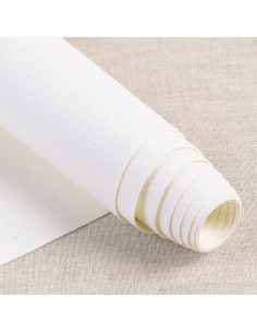Karla-like fabric piece 140 cm x 50 cm - White