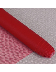 Karla imitation fabric piece 140 cm x 50 cm - Red