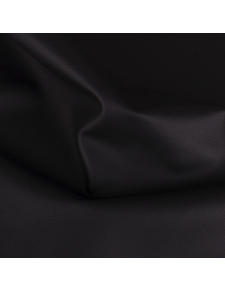 Karla faux leather fabric 140 cm x 50 cm - Black