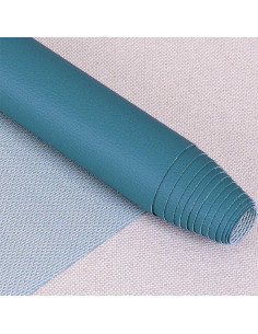 Karla imitation fabric 140 cm x 50 cm - Teal blue