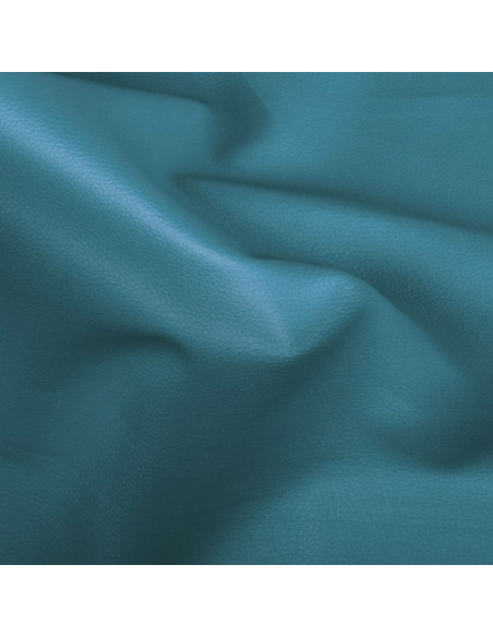 Karla imitation fabric 140 cm x 50 cm - Teal blue