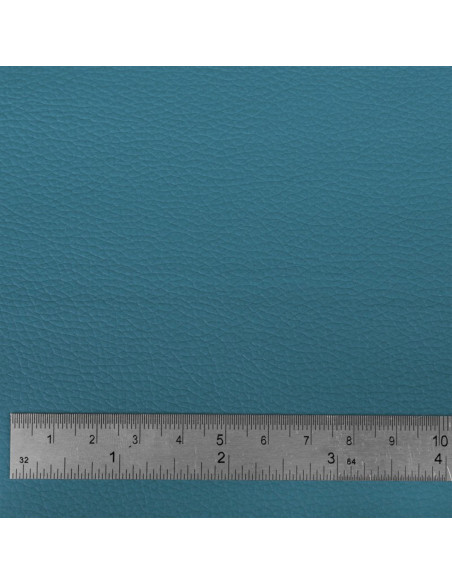 Karla imitation fabric 140 cm x 50 cm - Teal blue