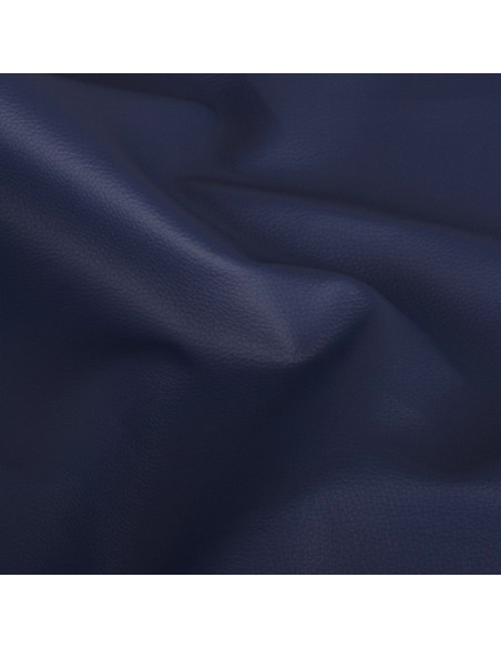 Karla imitation fabric piece 140 cm x 50 cm - Navy blue