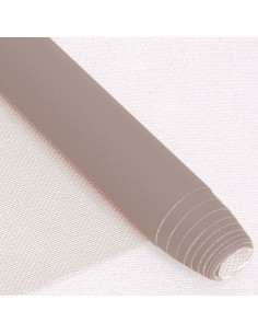 Karla faux fabric piece 140 cm x 50 cm - Stone
