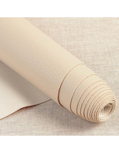 Karla imitation fabric piece 140 cm x 50 cm - Putty