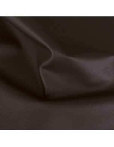 Karla imitation fabric 140 cm x 50 cm - Chocolate