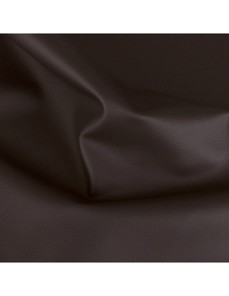 Karla imitation fabric 140 cm x 50 cm - Chocolate