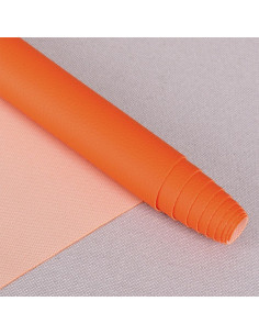 Karla imitation fabric piece 140 cm x 50 cm - Orange