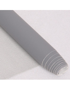 Karla-like fabric piece 140 cm x 50 cm - Mouse gray