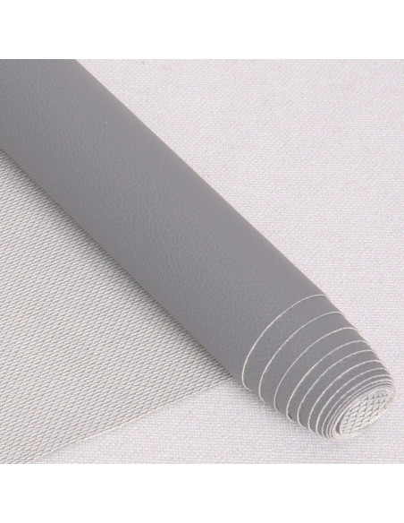 Karla-like fabric piece 140 cm x 50 cm - Mouse gray