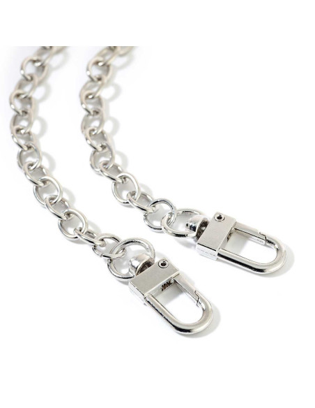 Viktoria handbag chain 88 cm - Silver