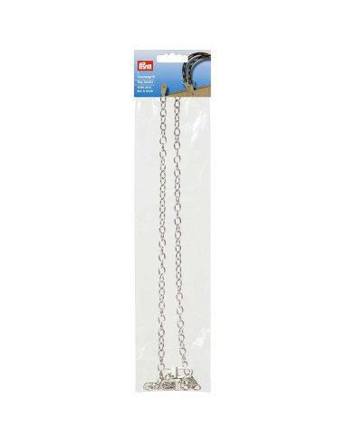 Viktoria handbag chain 88 cm - Silver
