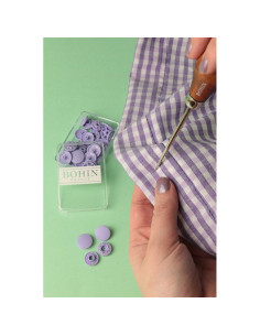 Magic snap buttons without pliers 13 mm - Purple 2