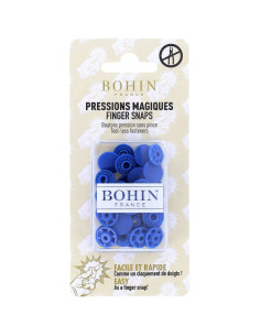 Magic snap buttons without pliers 13 mm - Royal blue