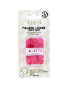 Magic snap buttons without pliers 13 mm - Fuchsia