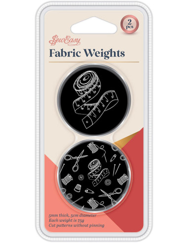 Set of 2 weights for sewing - Black
