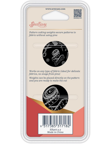 Set of 2 weights for sewing - Black