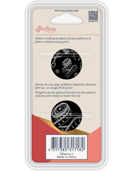 Set of 2 weights for sewing - Black
