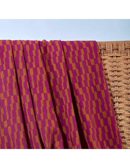 Domino Dahlia Viscose Fabric - Atelier Brunette