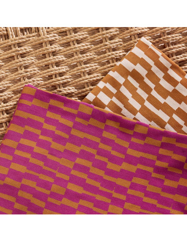 Domino Dahlia Viscose Fabric - Atelier Brunette